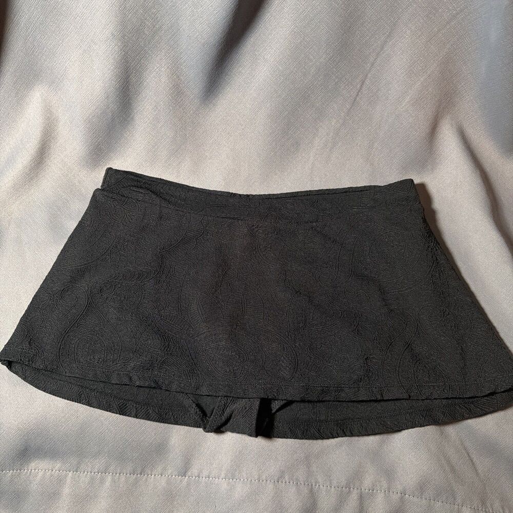 Topical Escape Bathing suit Bottoms Size14 Black -015
